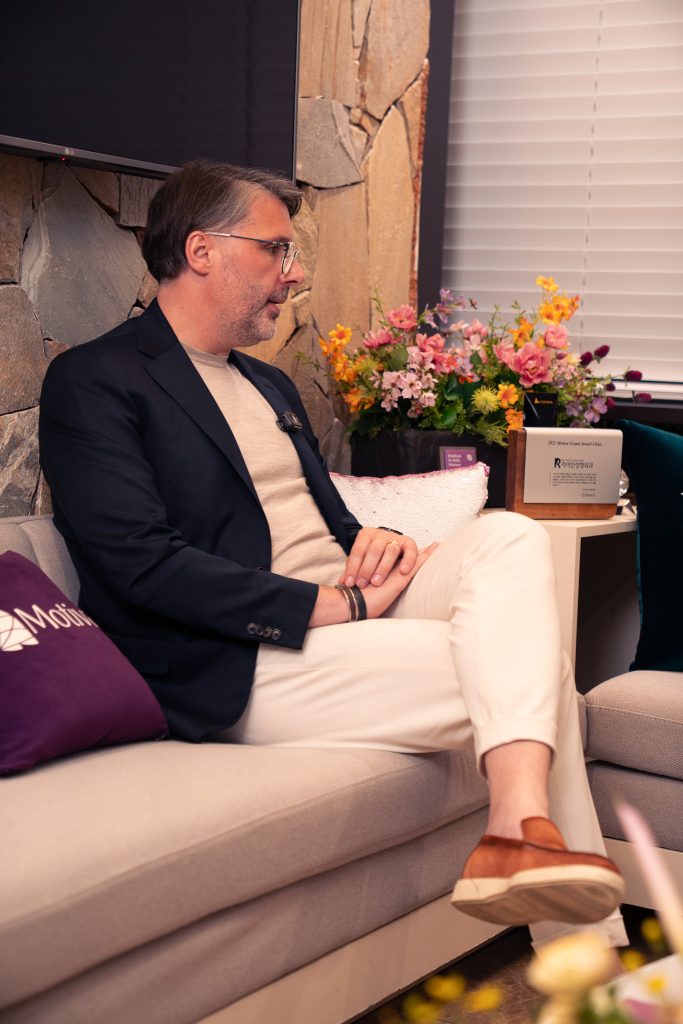 Ivan Milić, senior vice president of Establishment Labs (Motiva), during the conversation in Seoul