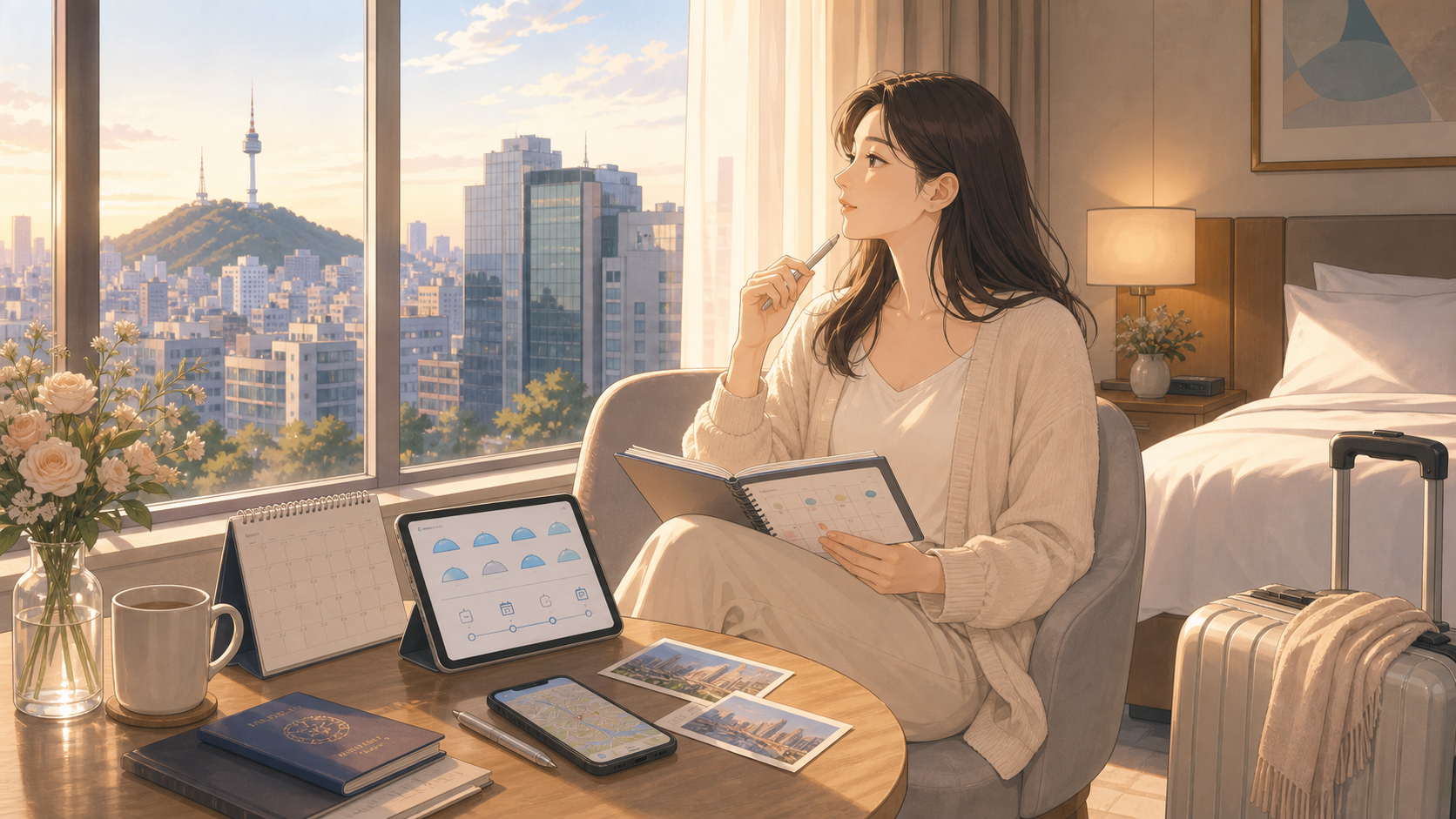 One week recovery planning after breast augmentation in Korea