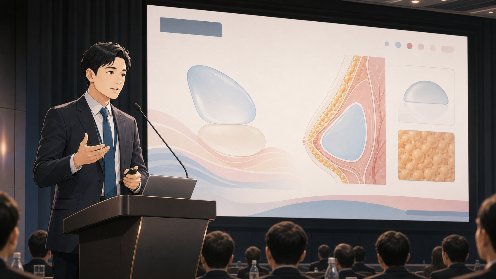 Conference presentation on thin patient breast augmentation and fat grafting